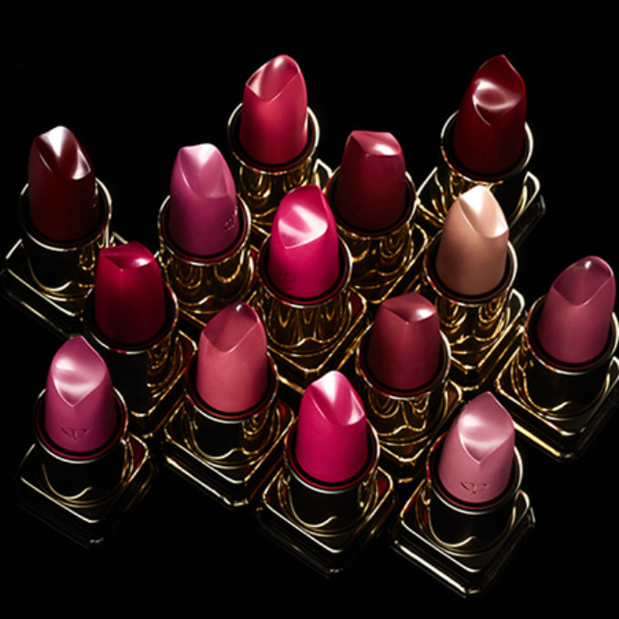 12色の口紅 化粧品レタッチ
